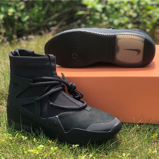 Nike Air Fear Of God 1 " Triple Black " - 