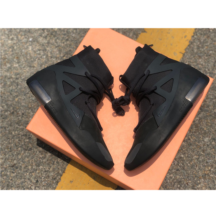Nike Air Fear Of God 1 " Triple Black " - 