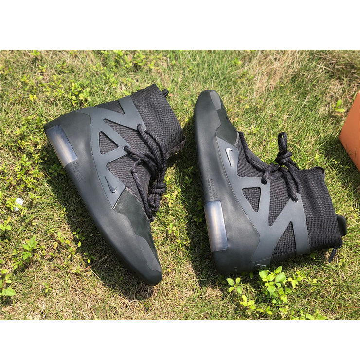 Nike Air Fear Of God 1 " Triple Black " - 