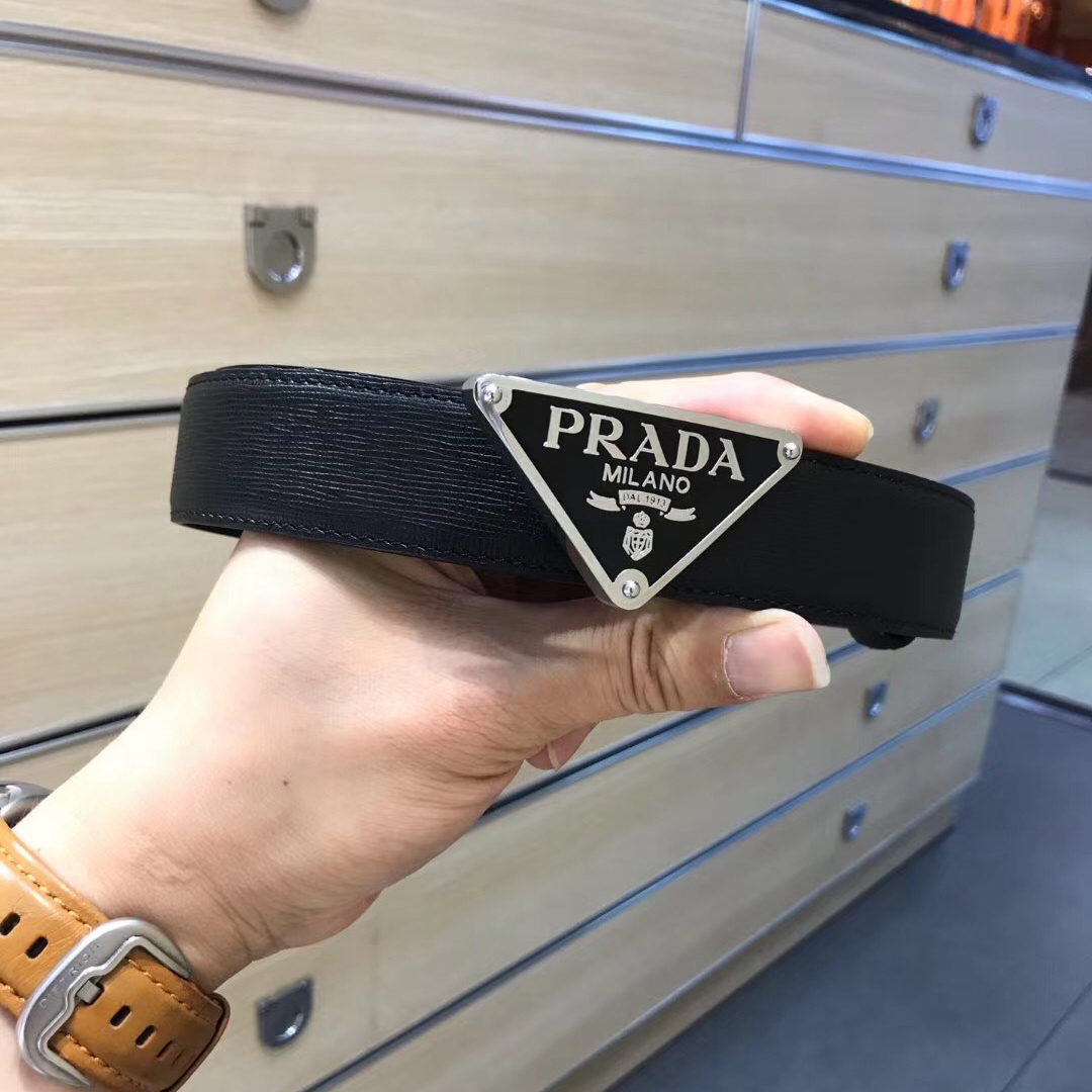 Prada Leather Belt - 
