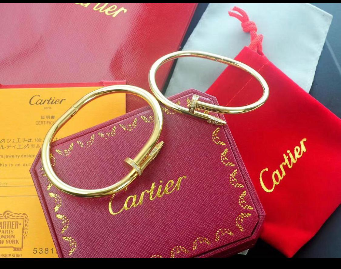Cartier Juste Un Clou Diamond Bracelets Rose Gold - 
