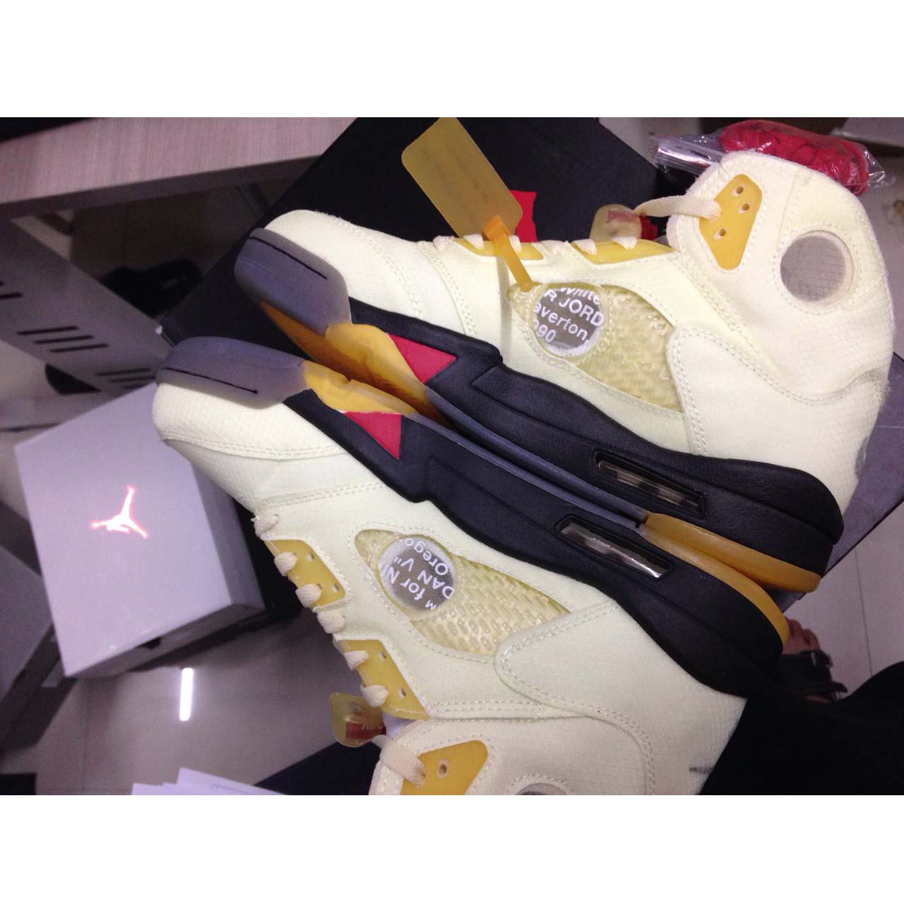 Jordan Air Retro 5 Sail OW DH8565-100 - 