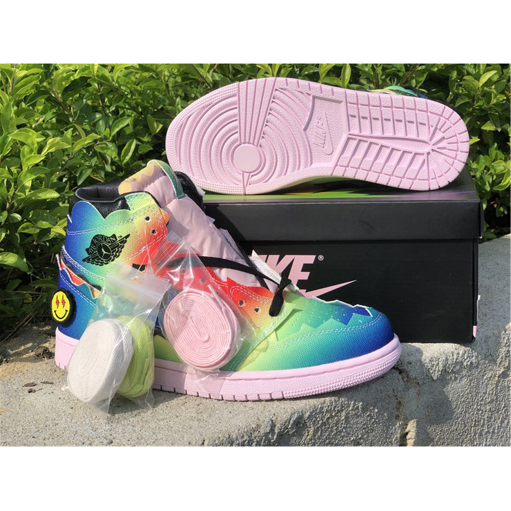 Jordan J Balvin Air 1 High OG Sneaker - 
