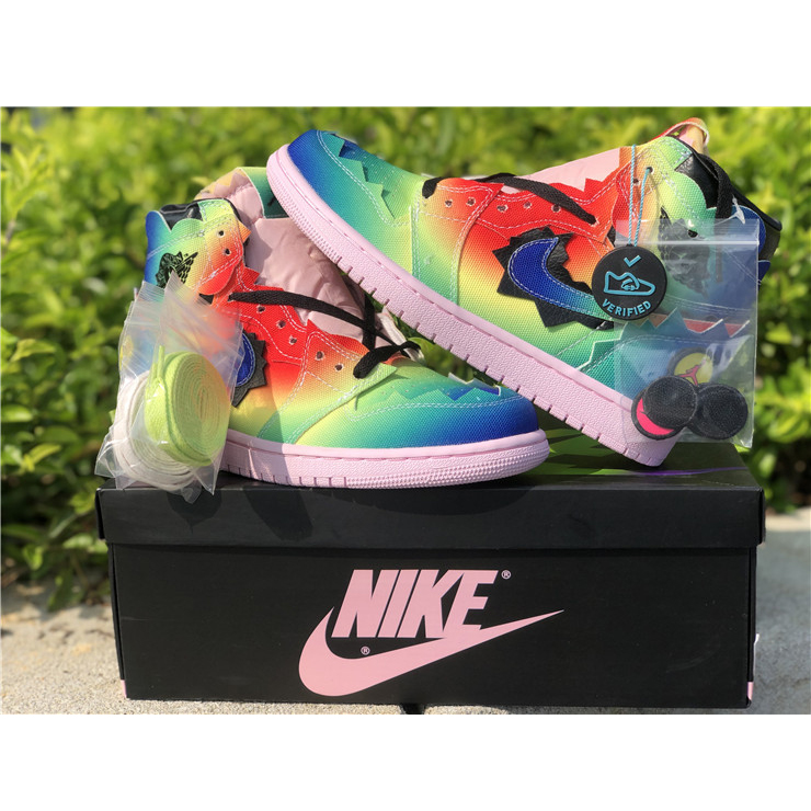 Jordan J Balvin Air 1 High OG Sneaker - 