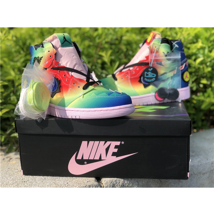 Jordan J Balvin Air 1 High OG Sneaker - 
