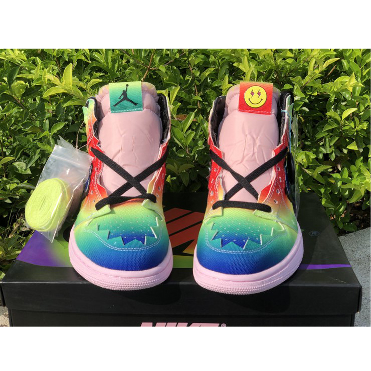 Jordan J Balvin Air 1 High OG Sneaker - 