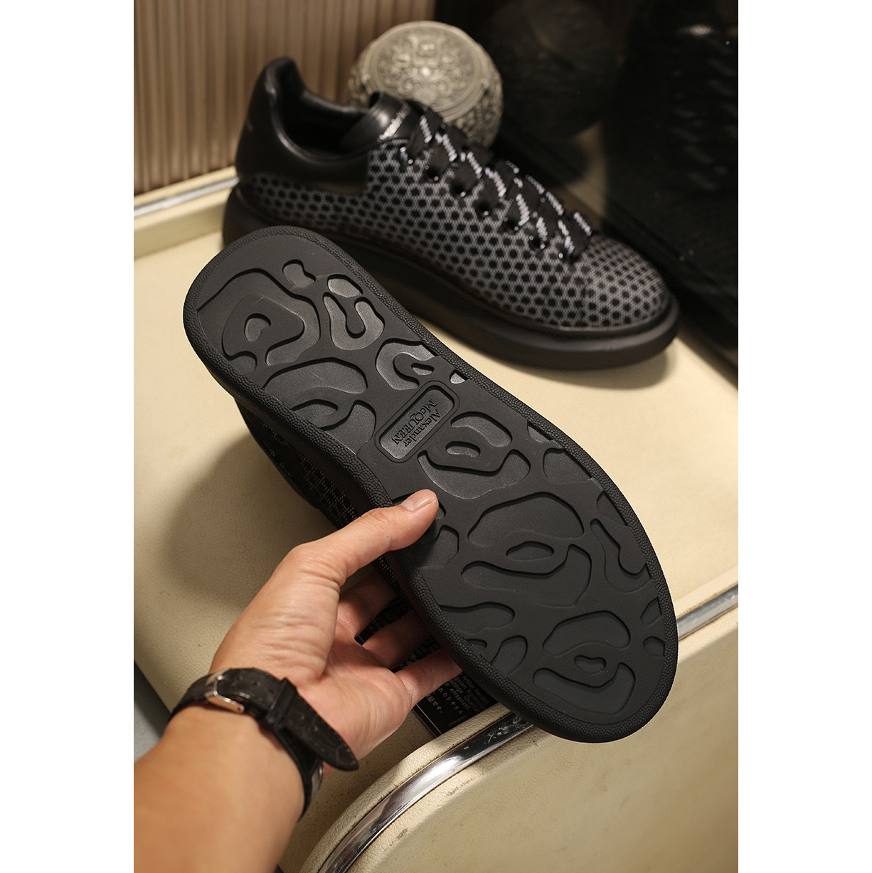 Alexander Mqueen Low Top Sneakers Black - 