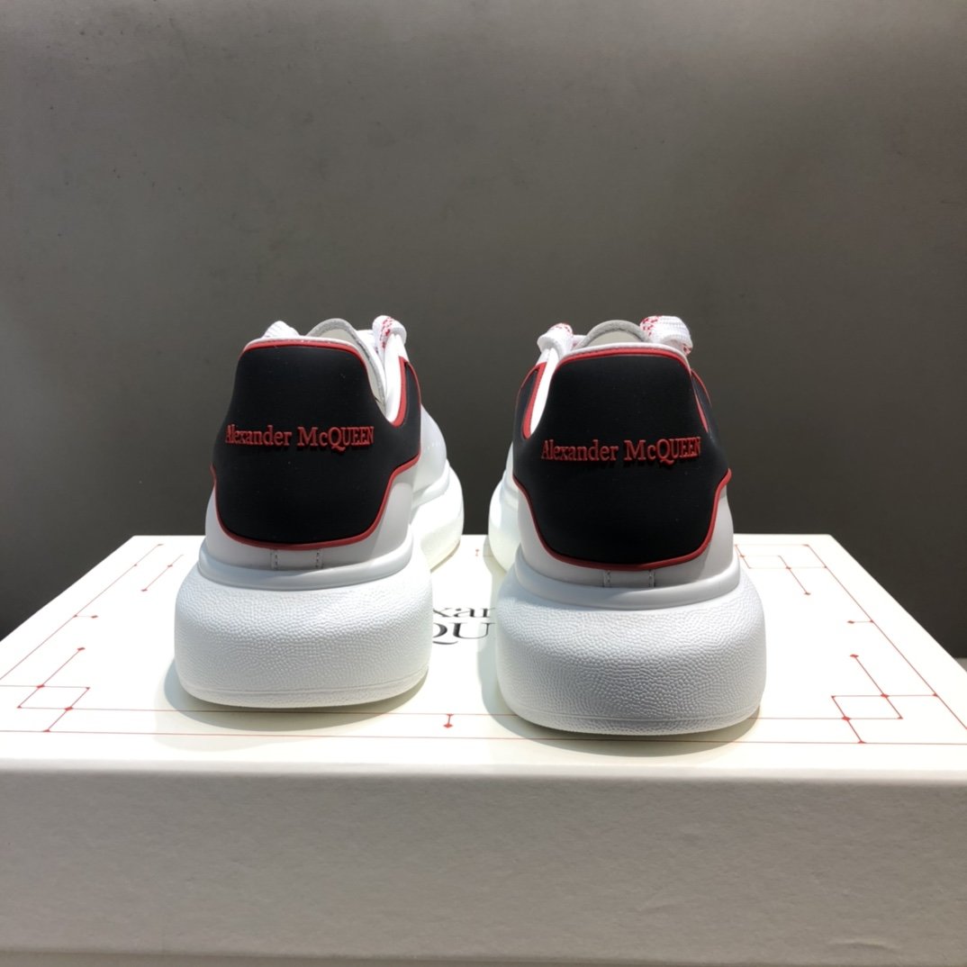 Alexander Mqueen Low-Top Air Platform Leather Sneakers    - 