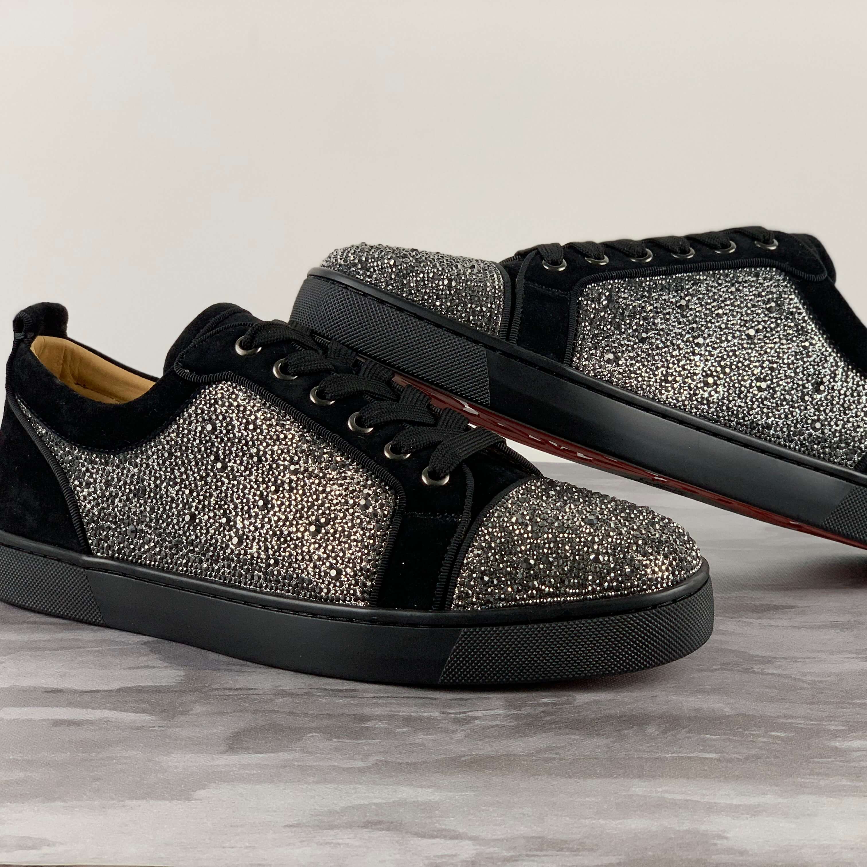 Christian Louboutin Louis Junior Mix Strass - 