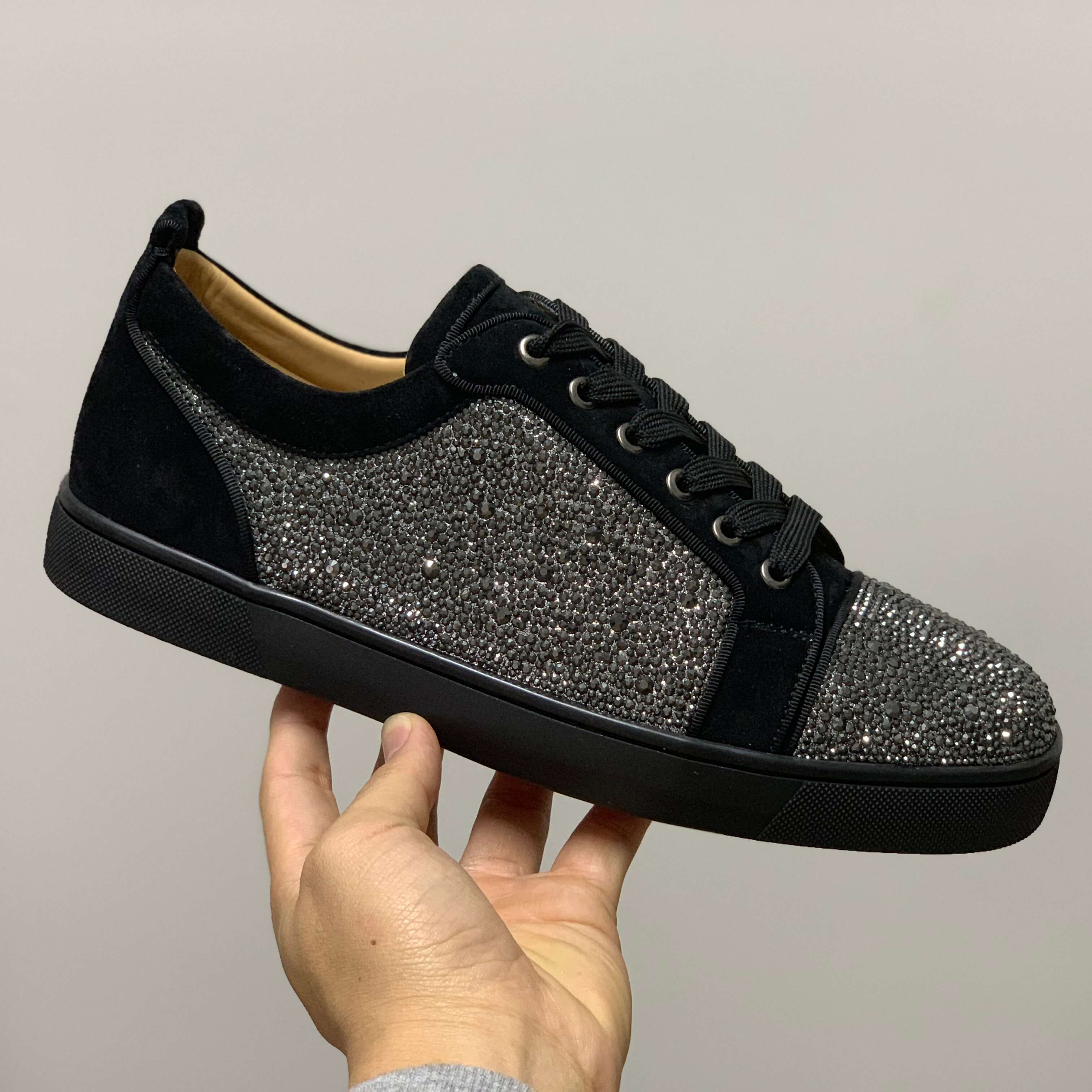 Christian Louboutin Louis Junior Mix Strass - 
