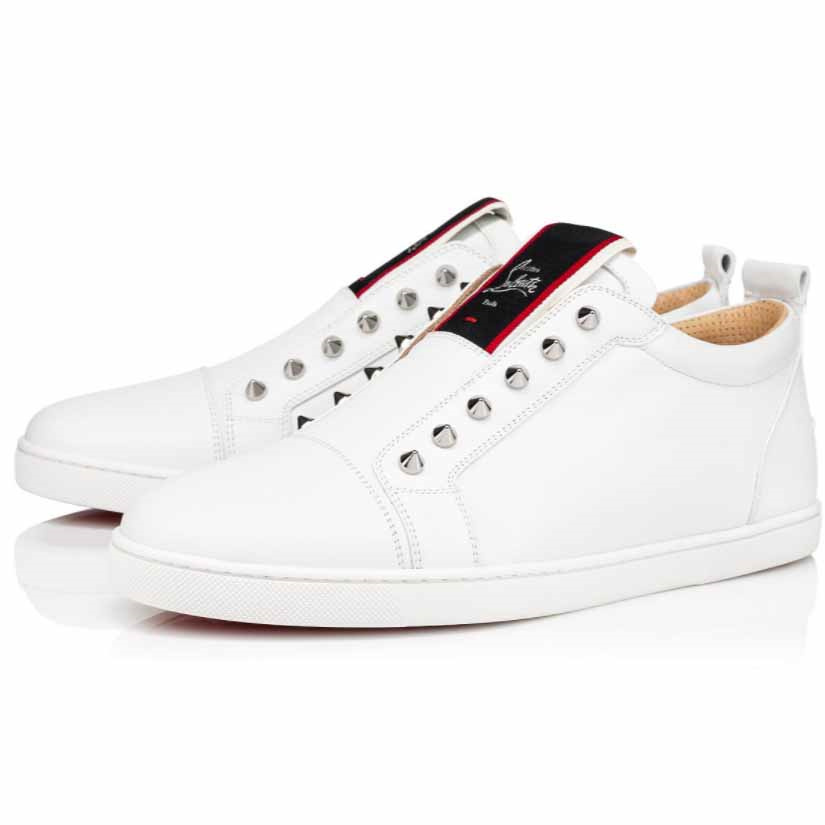 Christian Louboutin F.A.V Fiqeu A Vontade White Calf - DesignerGu