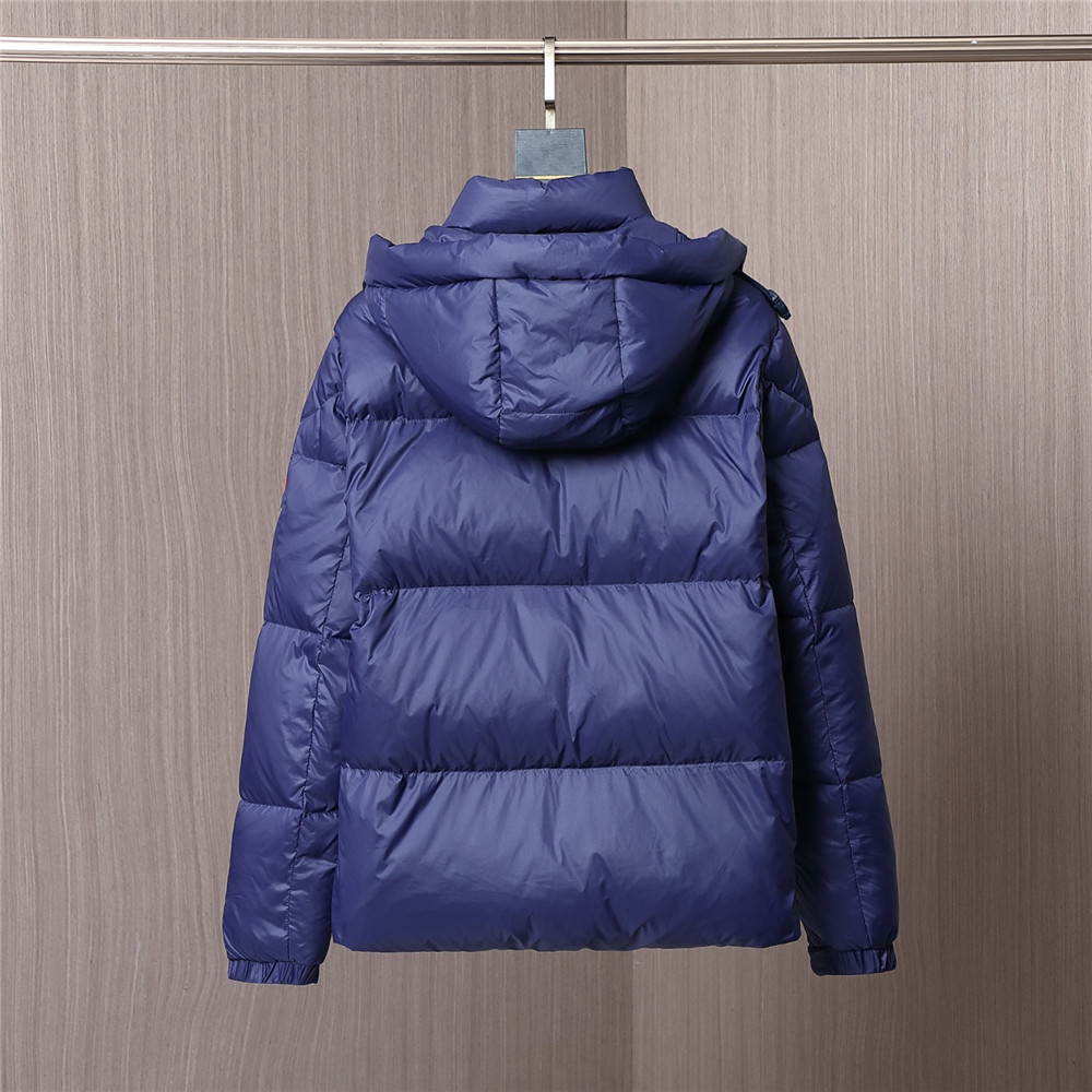 Moncler Montbeliard Short Down Jacket(Blue) - 