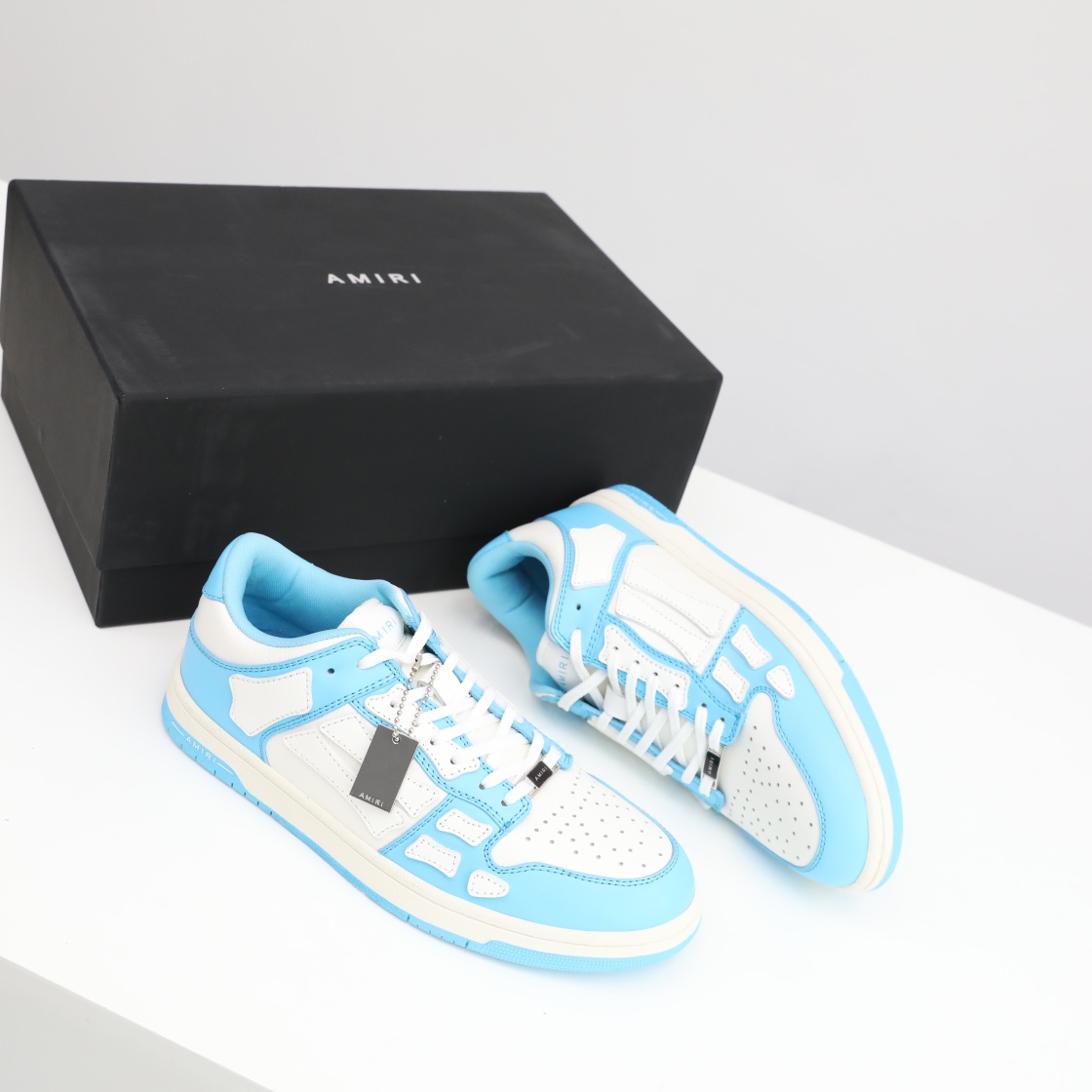 Amiri Skel-Top Low Sneaker Blue/White - 