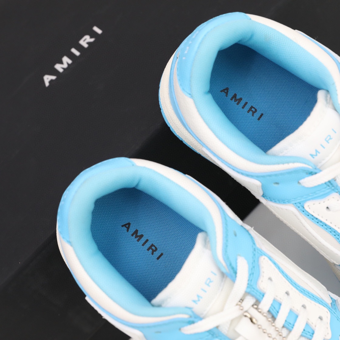 Amiri Skel-Top Low Sneaker Blue/White - 