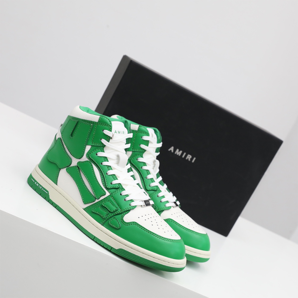 Amiri Skel-Top Hi Sneaker Green/White - 