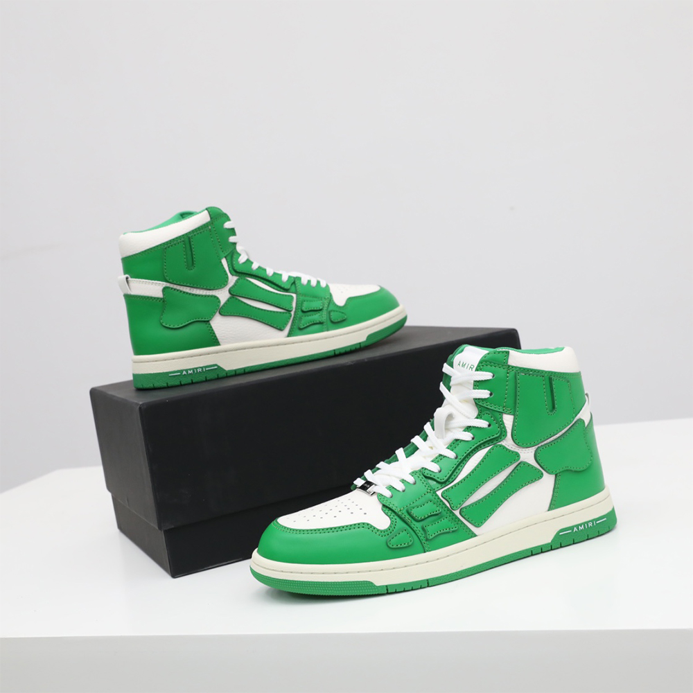 Amiri Skel-Top Hi Sneaker Green/White - 