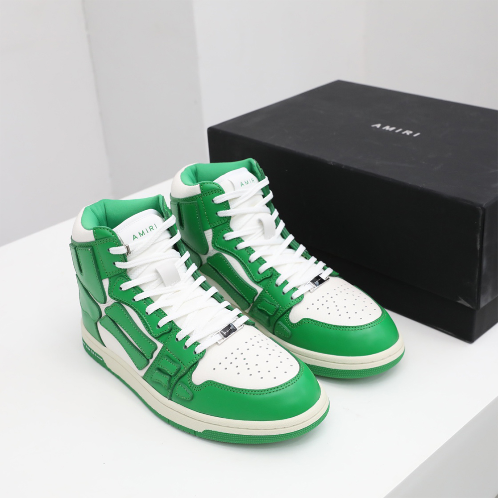 Amiri Skel-Top Hi Sneaker Green/White - 