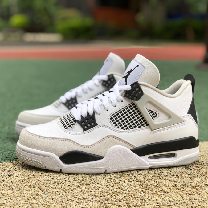 Air Jordan 4 AJ4 'Military Black' Sneakers DH6927-111 - DesignerGu