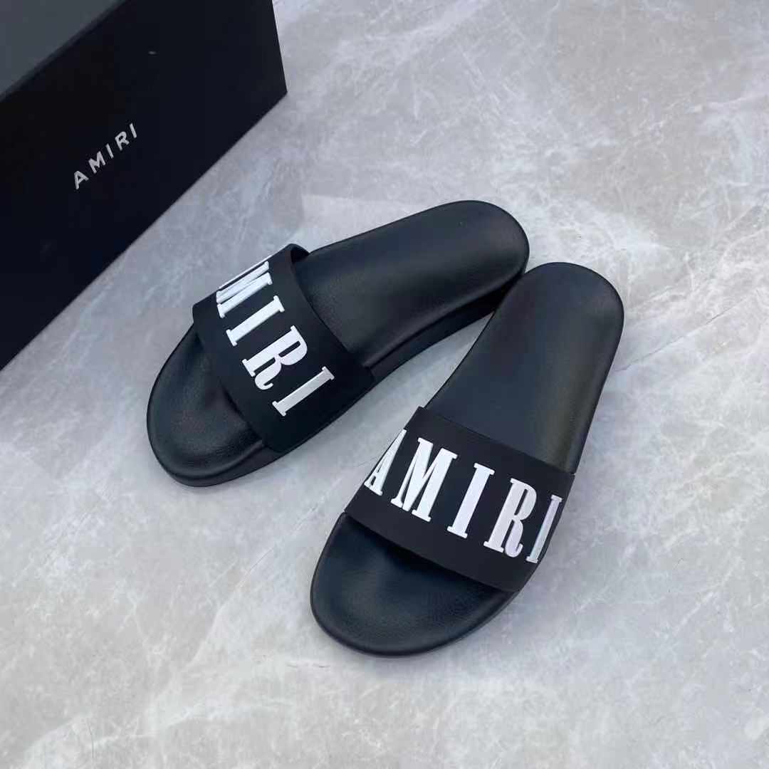Amiri Logo Slide Sandal - 