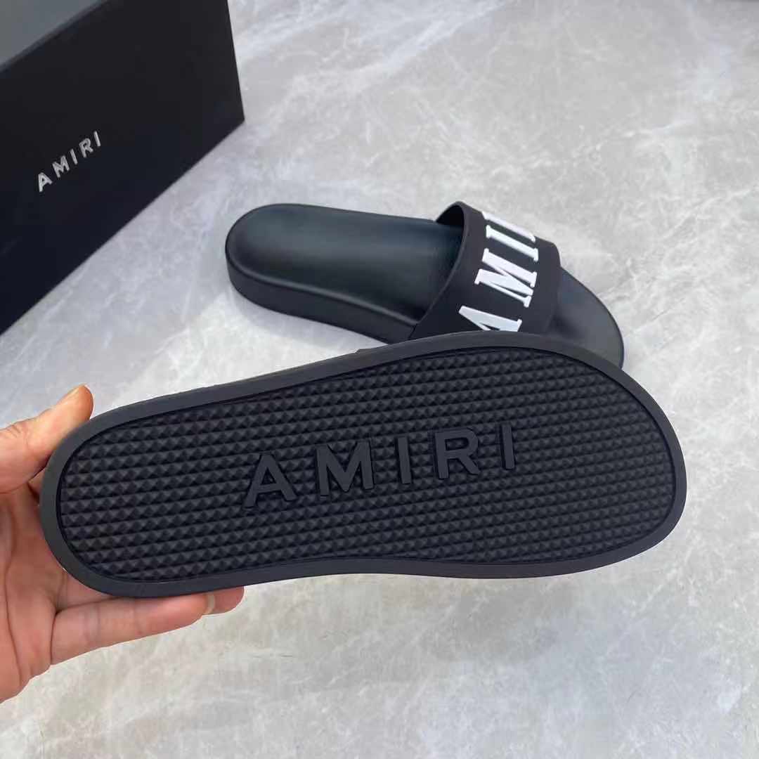 Amiri Logo Slide Sandal - 