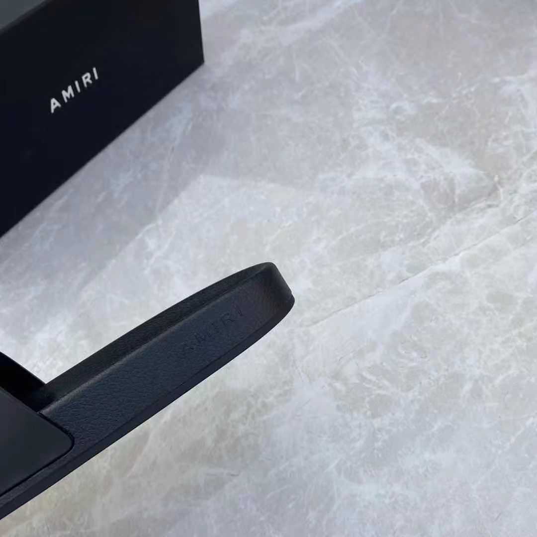 Amiri Logo Slide Sandal - 