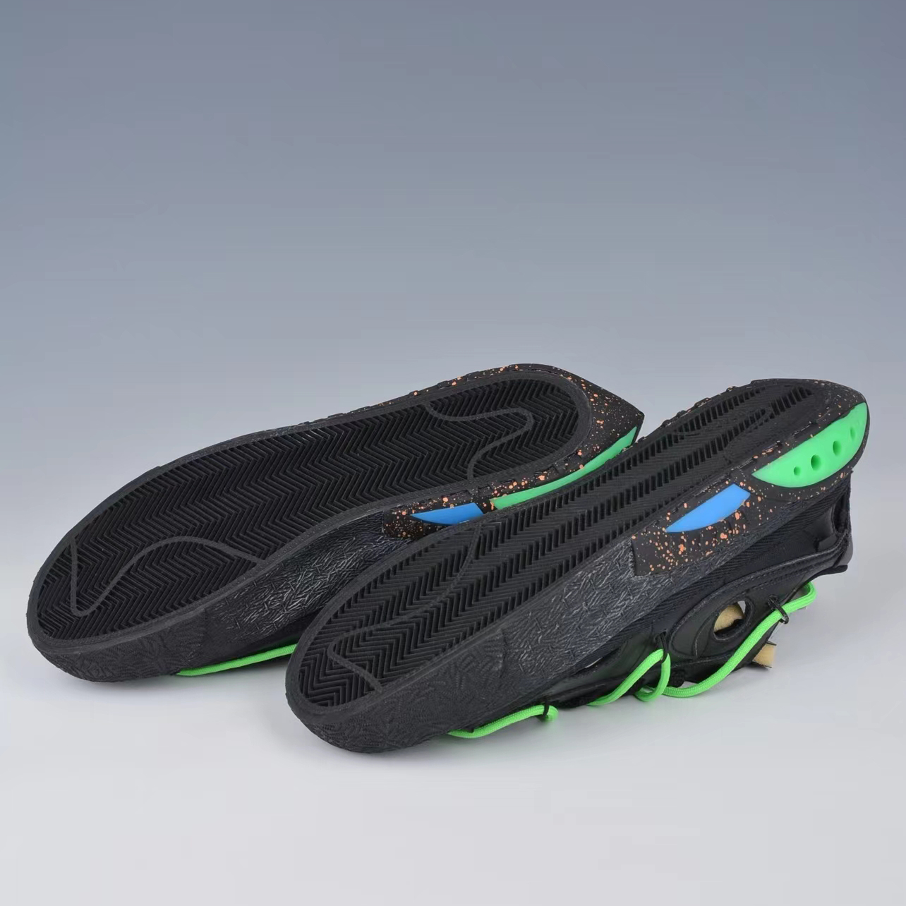 Off-White x Nike Blazer Low" Blackblack-Green" - 