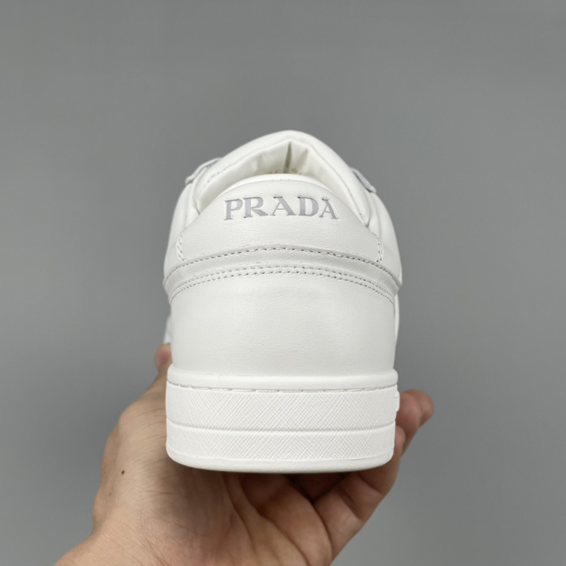Prada Downtown Leather Sneakers - 