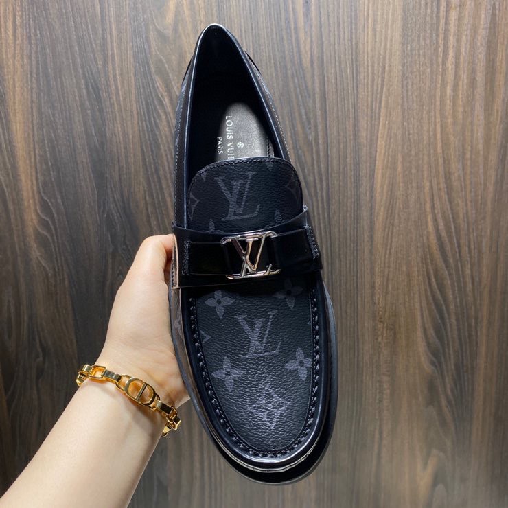 Louis Vuitton Major Loafer(Black) - 