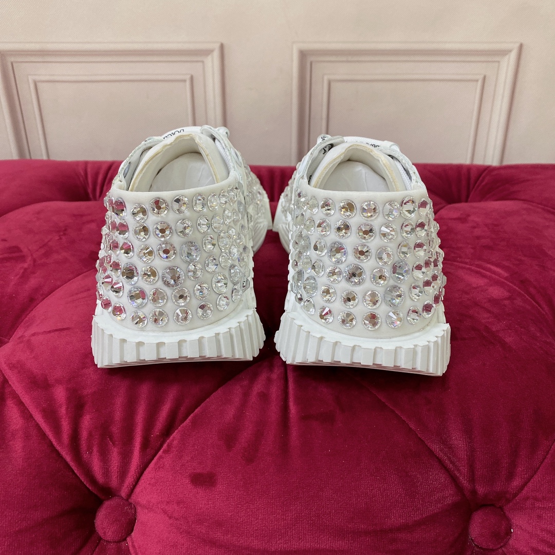 Dolce & Gabbana Mixed-Material NS1 Sneakers - DesignerGu