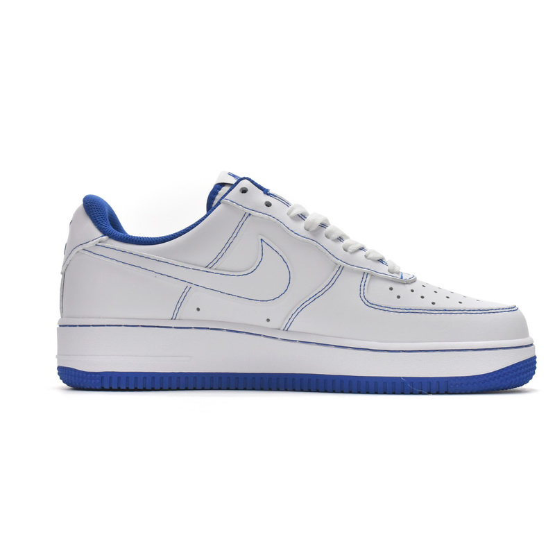 Nike Air Force 1 Low Contrast Stitch Blue Sneaker   CV1724-101 - DesignerGu