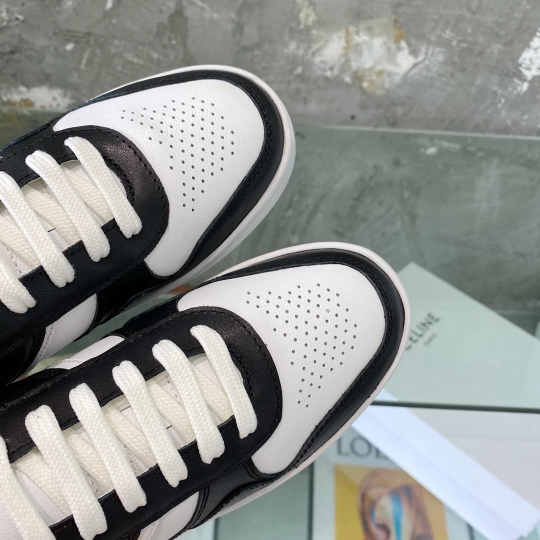 Celine Trainer Low Lace-Up Sneaker In Calfskin - 