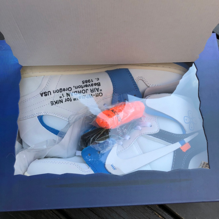 Off-White x Air Jordan 1 OW High Sneaker   50818-168 - 