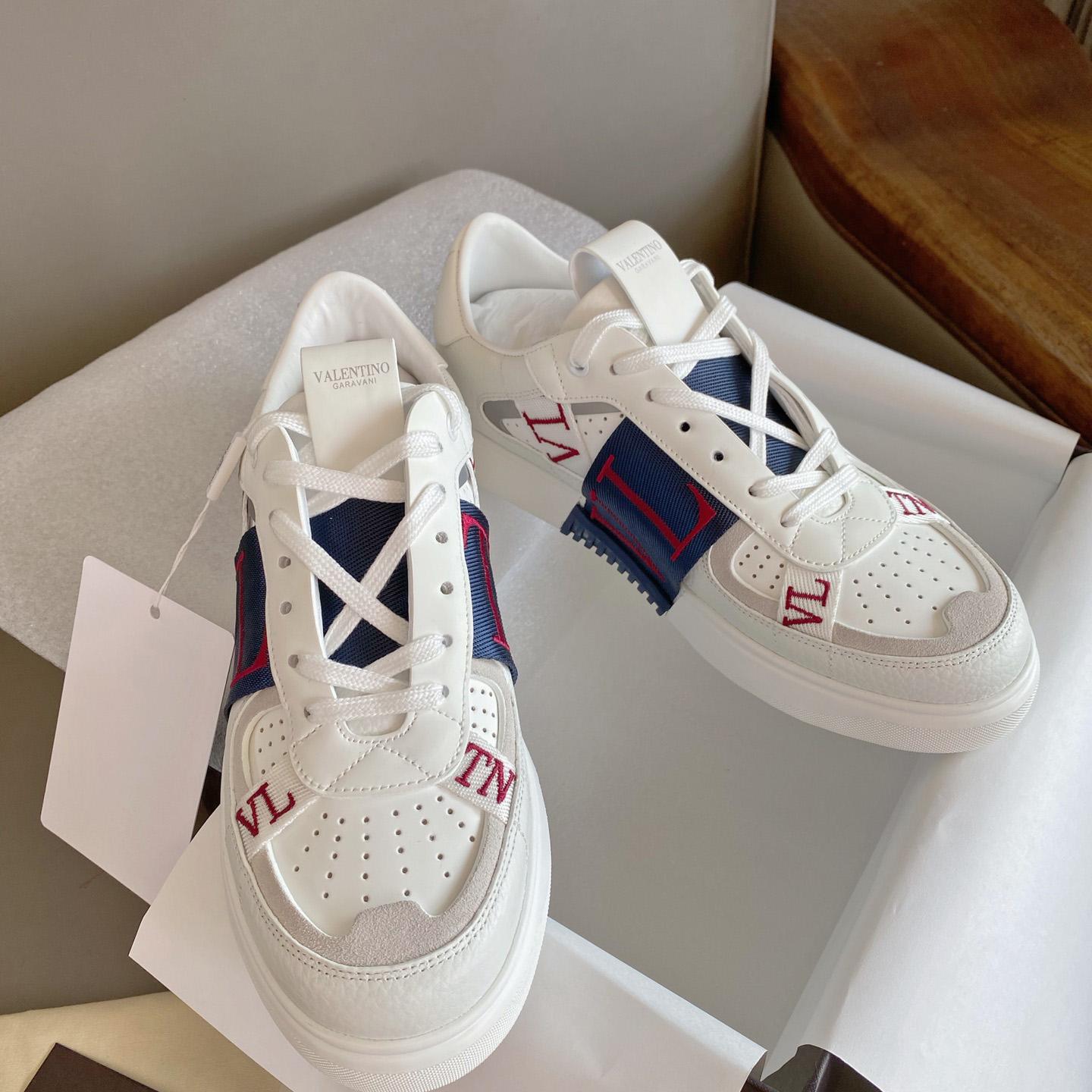 Valenti Low-Top Calfskin Vl7n Sneaker With Bands - 