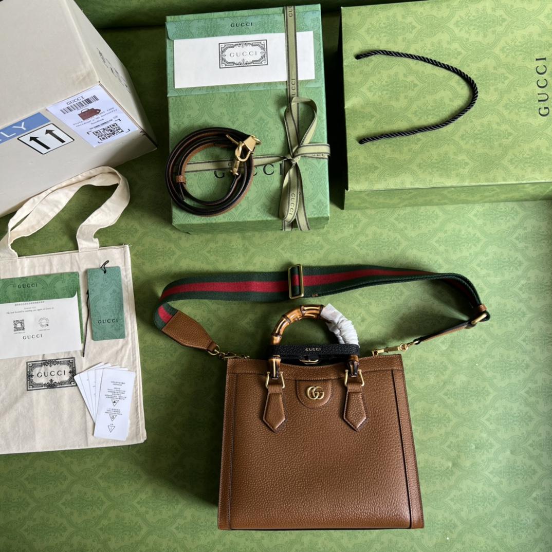 Gucci Diana Small Tote Bag(27-24-11cm) - 