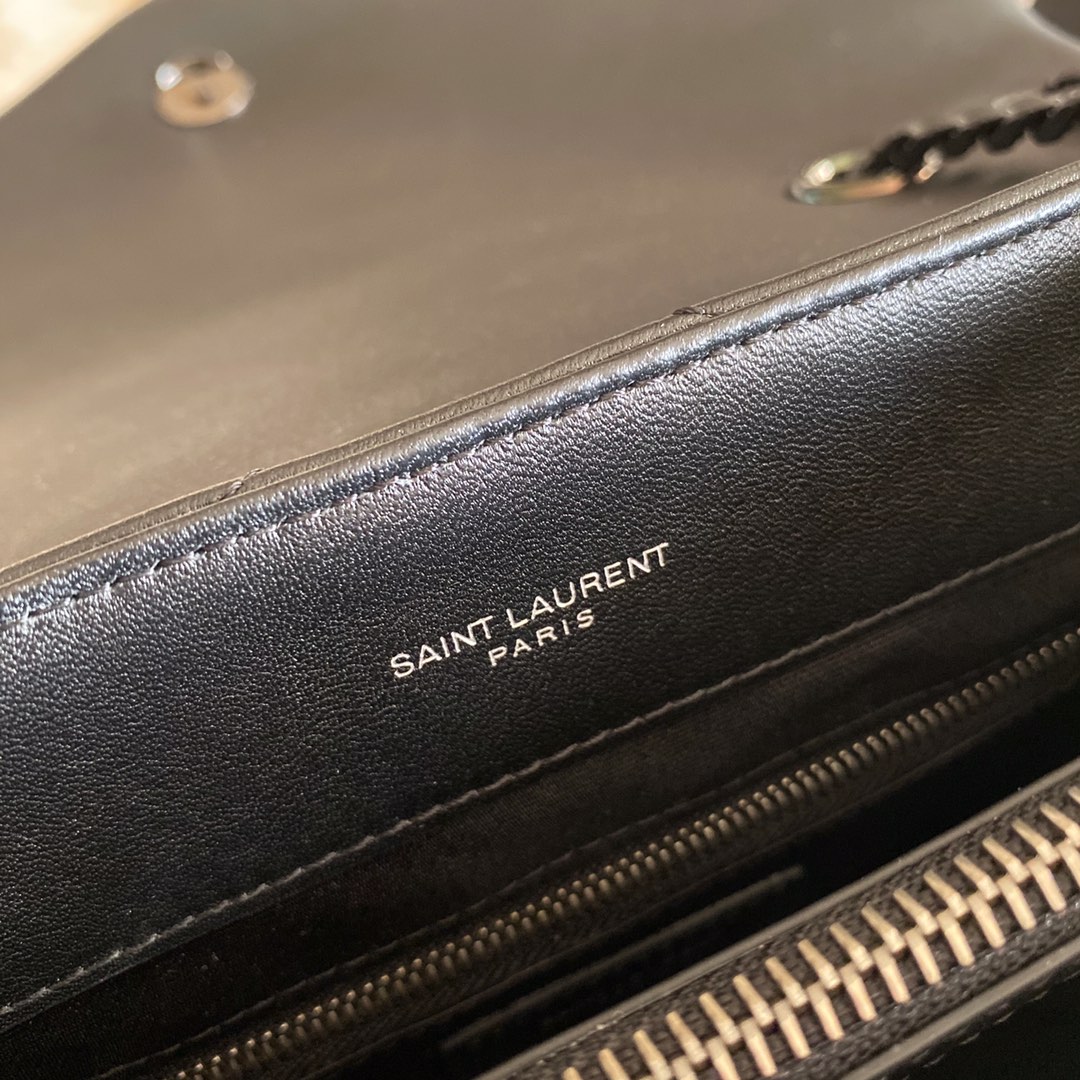 Saint Laurent Loulou Chain Bag In Quilted "Y" Leather(32-22-11cm) - 