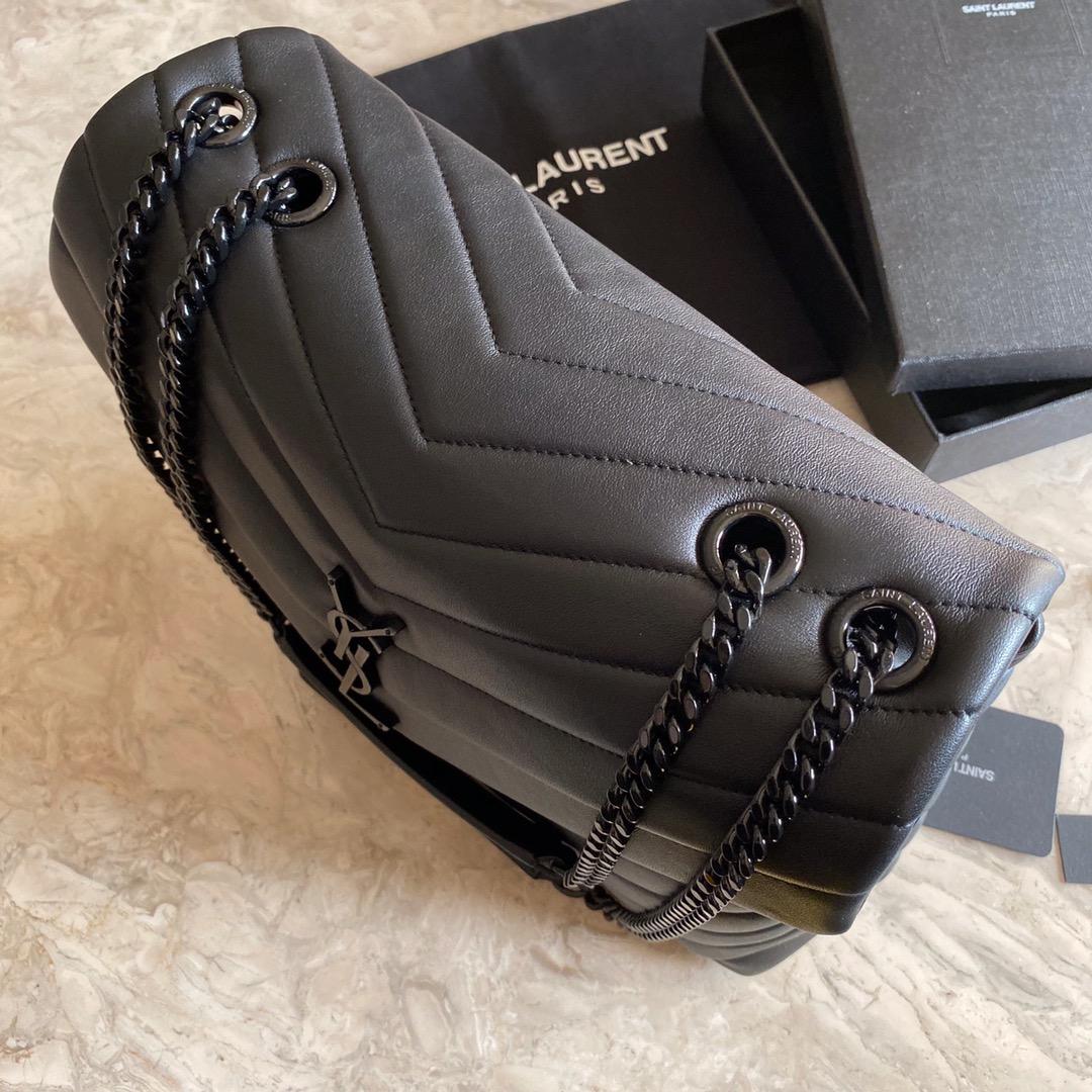 Saint Laurent Loulou Chain Bag In Quilted "Y" Leather(32-22-11cm) - 