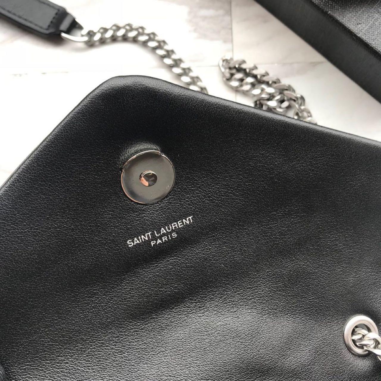 Saint Laurent Loulou Small Chain Bag In Quilted "Y" Leather(25cm) - 