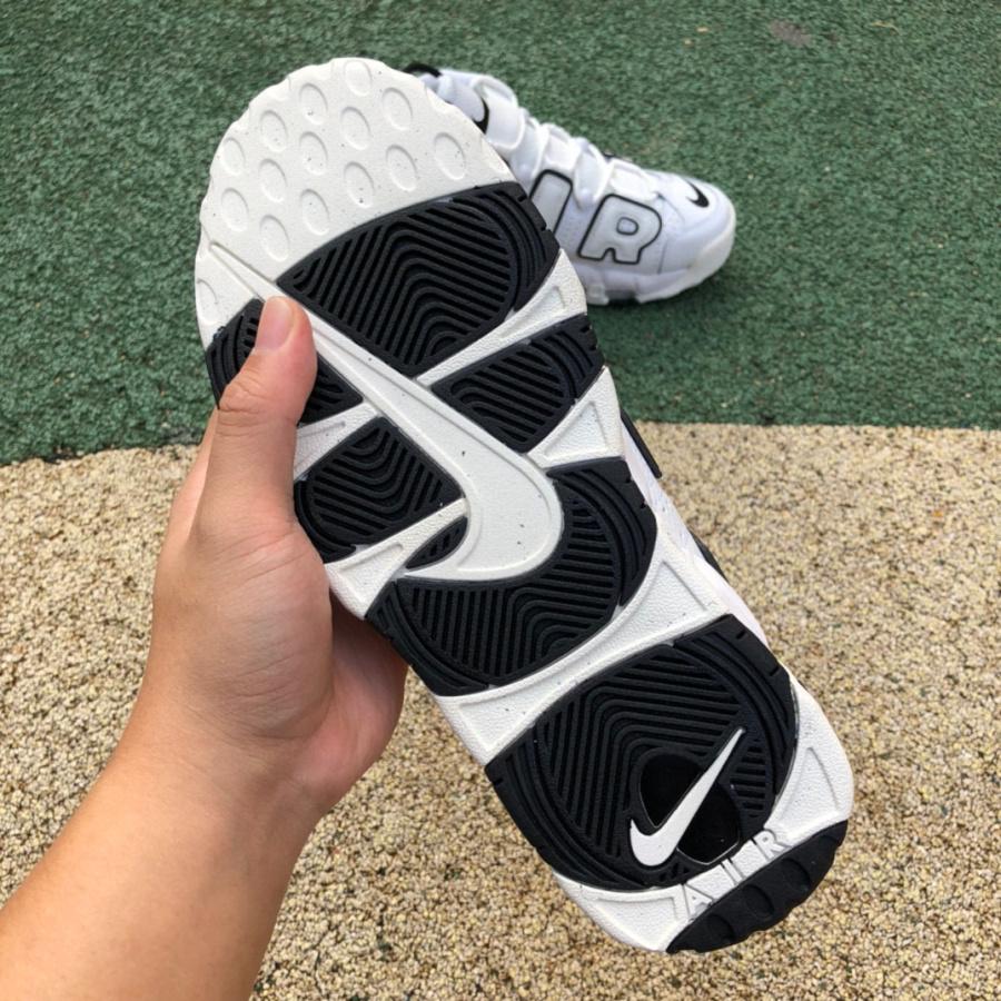 Nike Air More Uptempo White Black Sneaker    917593-100 - 