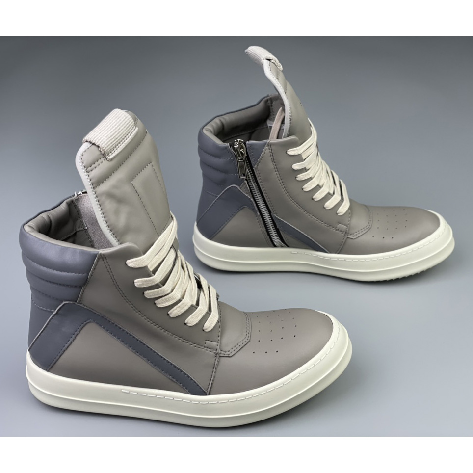 Rick Owens Geobasket High Top Sneakers - DesignerGu