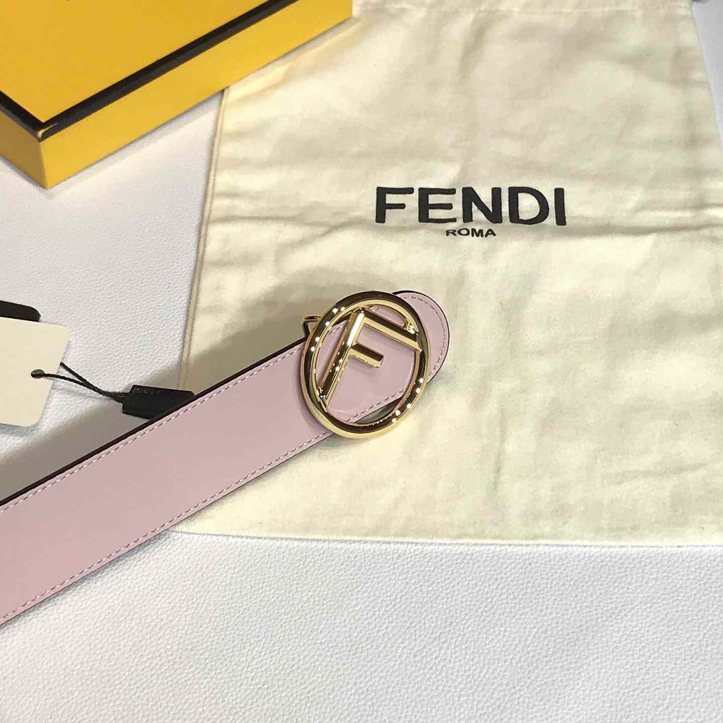 Fendi Black Leather Belt - 