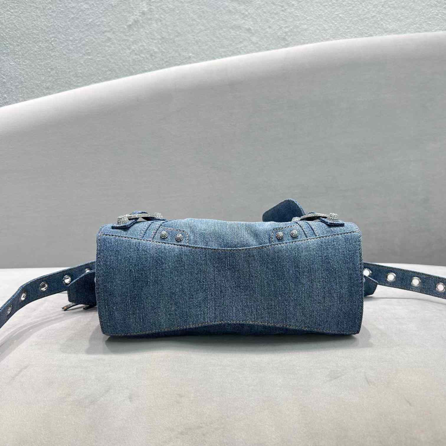 Balenciaga Neo Cagole XS Handbag In Denim - 