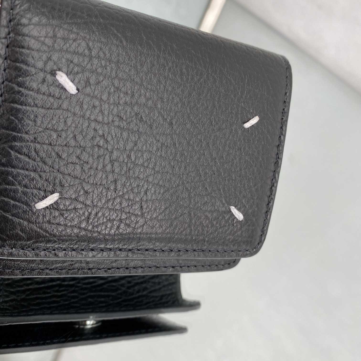 Maison Margiela Black Small Chain Strap Wallet Bag(10x9x3cmm) - 