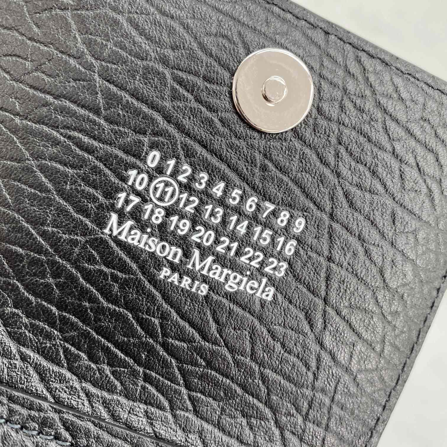 Maison Margiela Black Small Chain Strap Wallet Bag(10x9x3cmm) - 