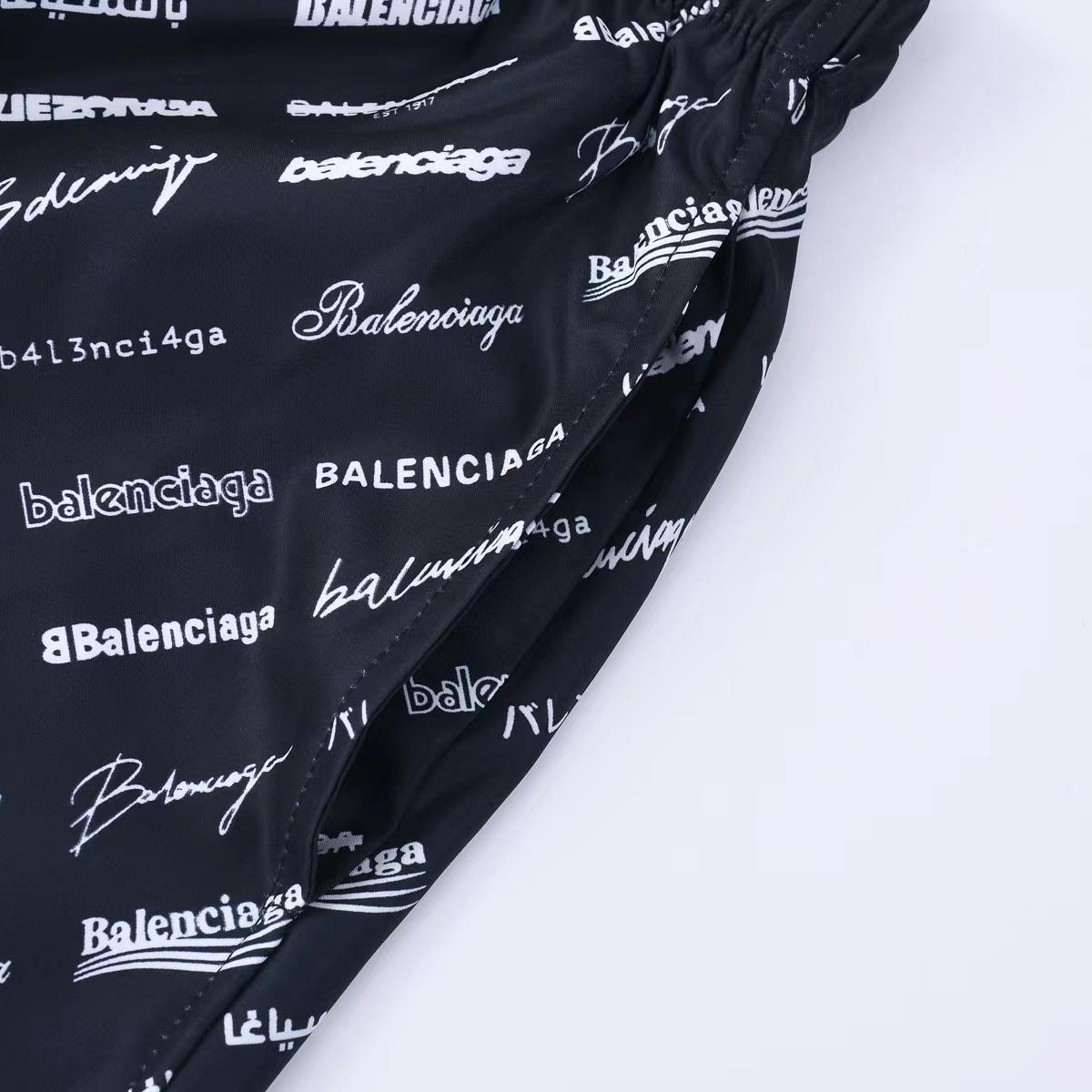 Balenciaga All-Over Logo Trousers - 