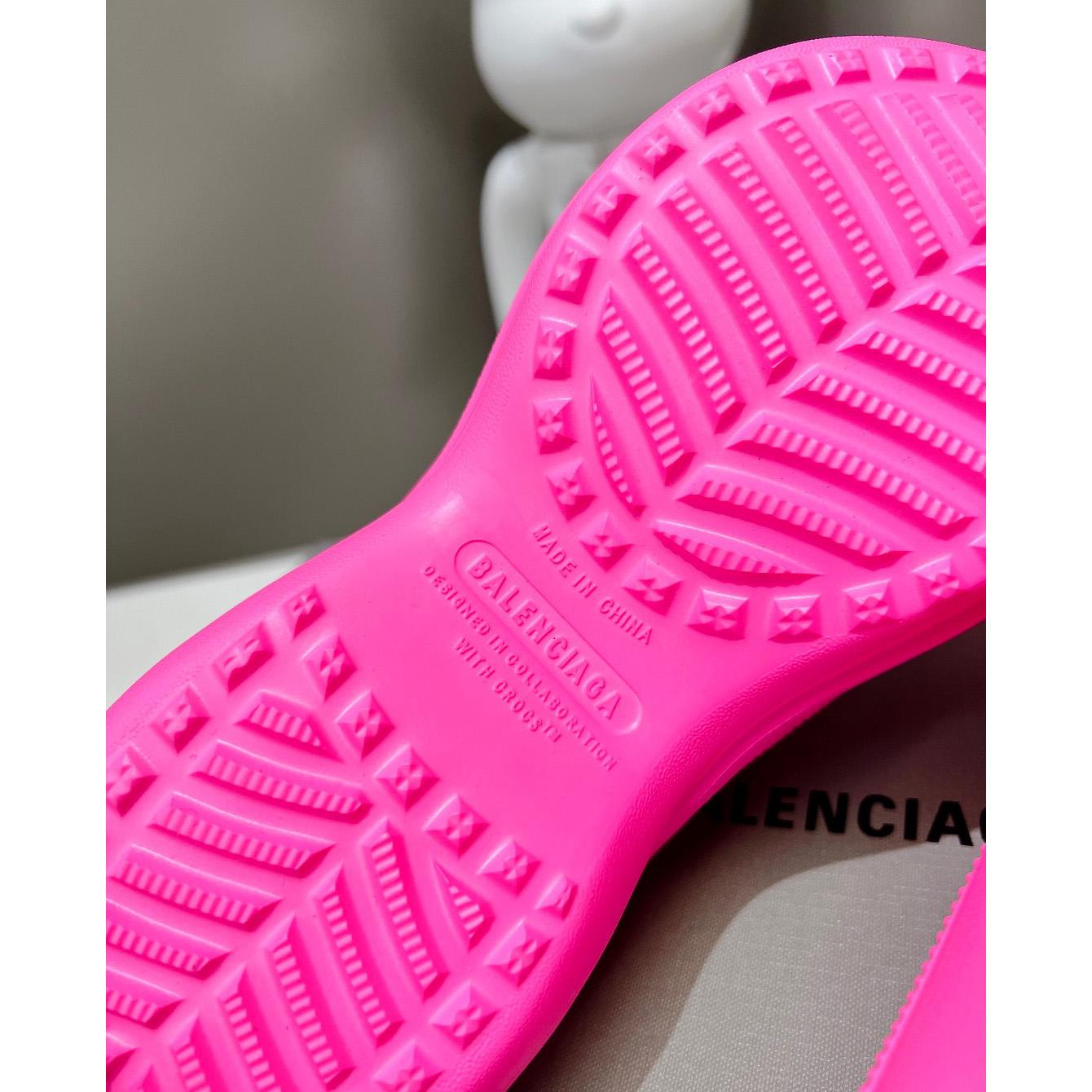 Balenciaga Women's Pool Crocs™ Slide Sandal In Pink - DesignerGu