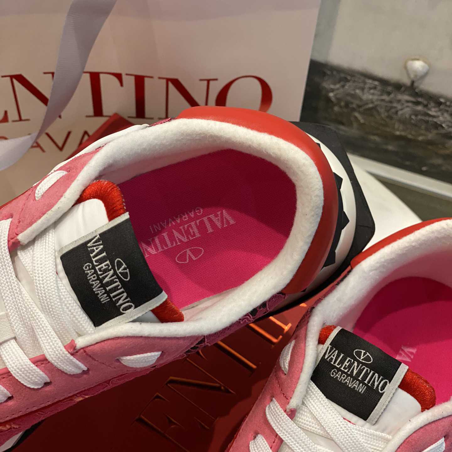 Valenti  Lace And Mesh Lacerunner Sneaker  - 