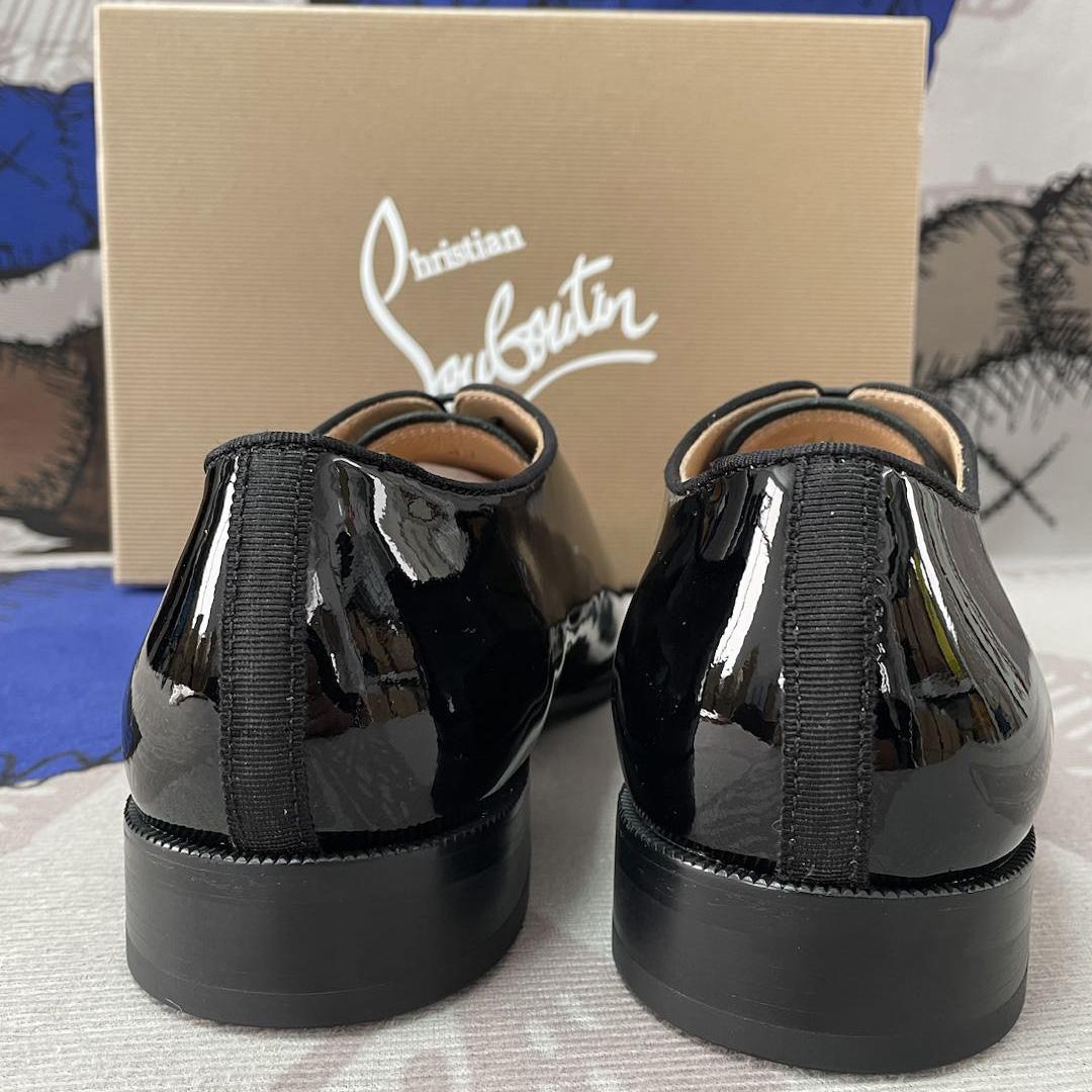 Christian Louboutin Corteo Lace-up shoes - Patent calf - Black - DesignerGu