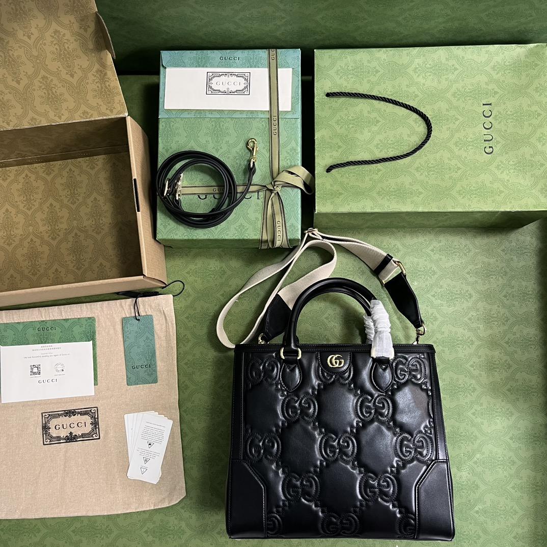 Gucci GG Matelassé Tote(31-27.5-14cm) - DesignerGu