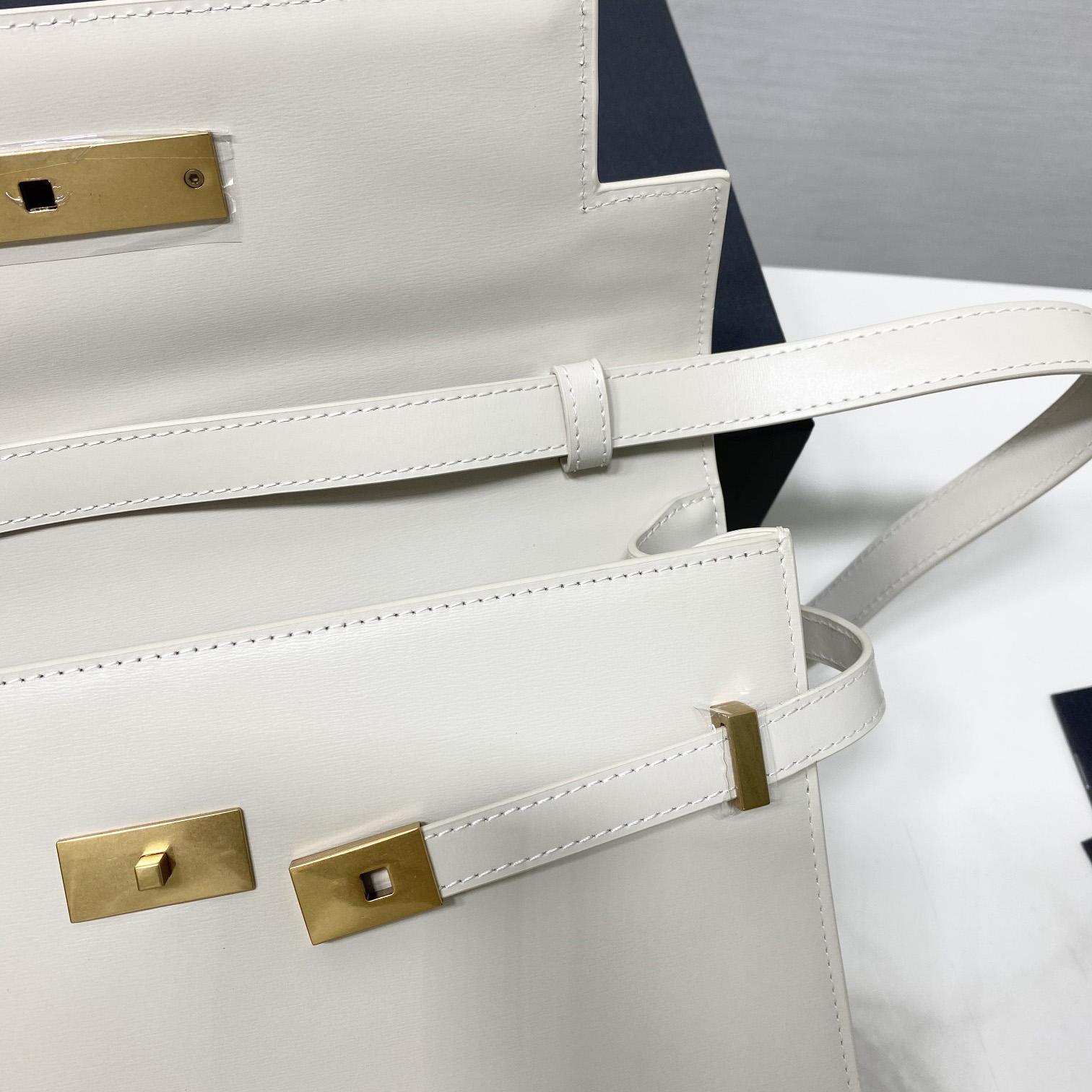Saint Laurent Manhattan Shoulder Bag In Box Saint Laurent Leather - 