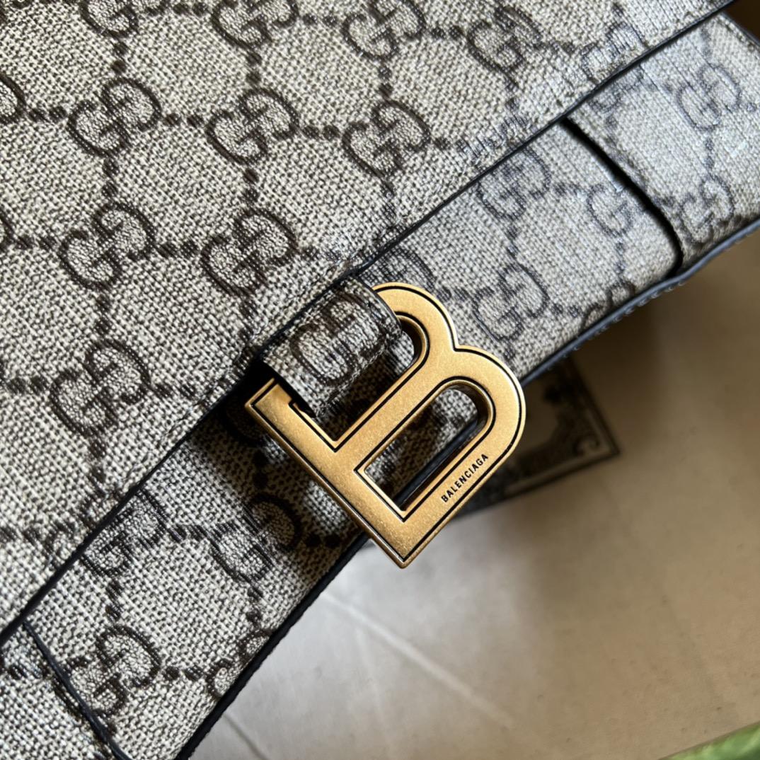 Gucci X Balenciaga The Hacker Project Small Hourglass Bag(22.5-14.5-10cm) - DesignerGu
